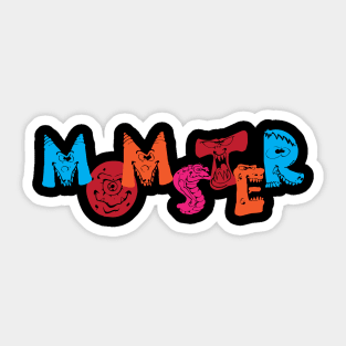 Momster - Mommy Halloween Gift Sticker